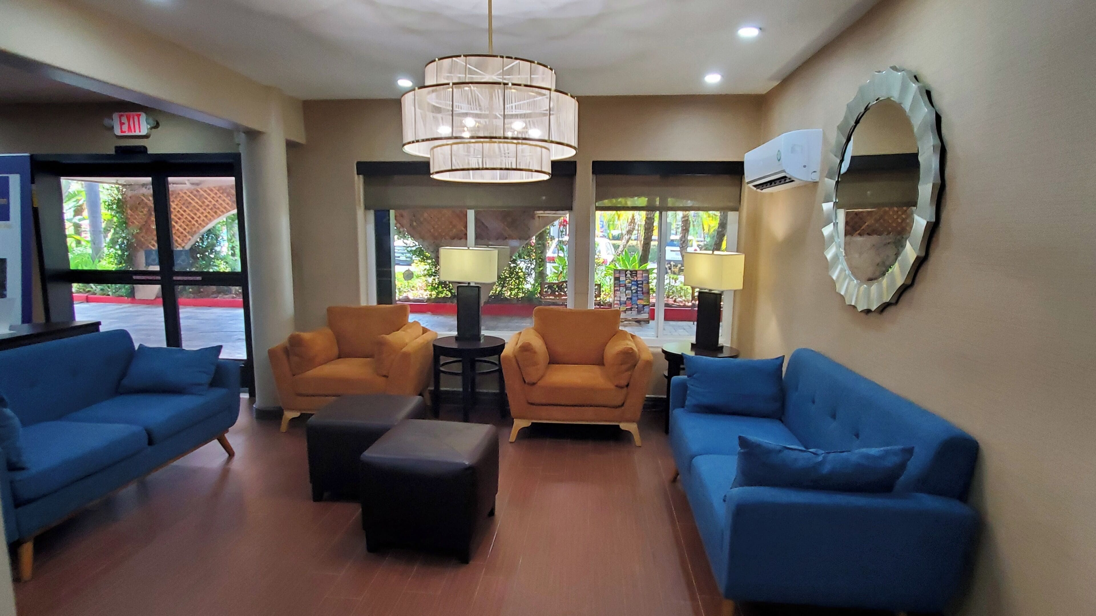 Lobby sitting area