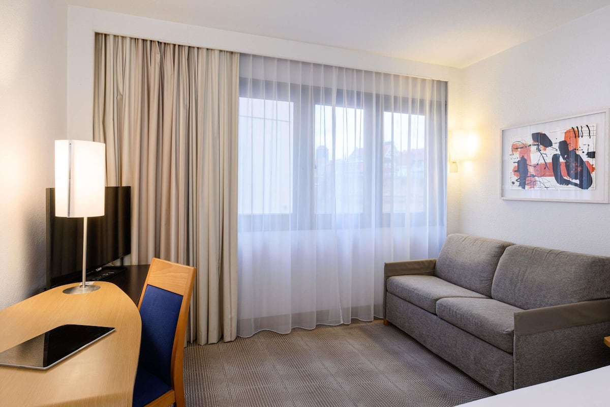 Standard Room with 1 Queen-Size Bed and a Sofa | Minibar, caja de seguridad en la habitación y escritorio