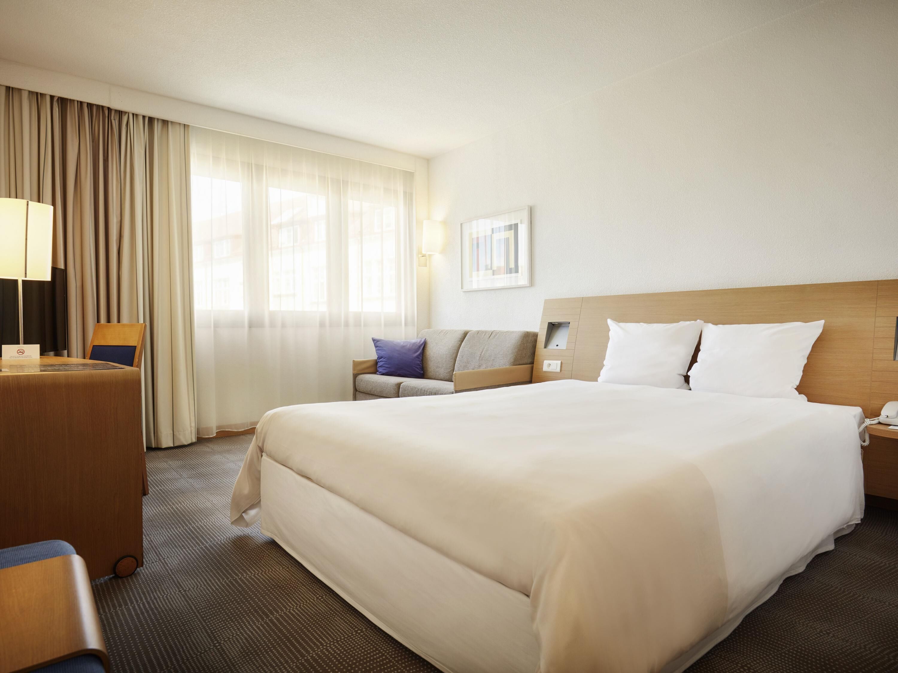 Minibar, in-room safe, desk, blackout curtains