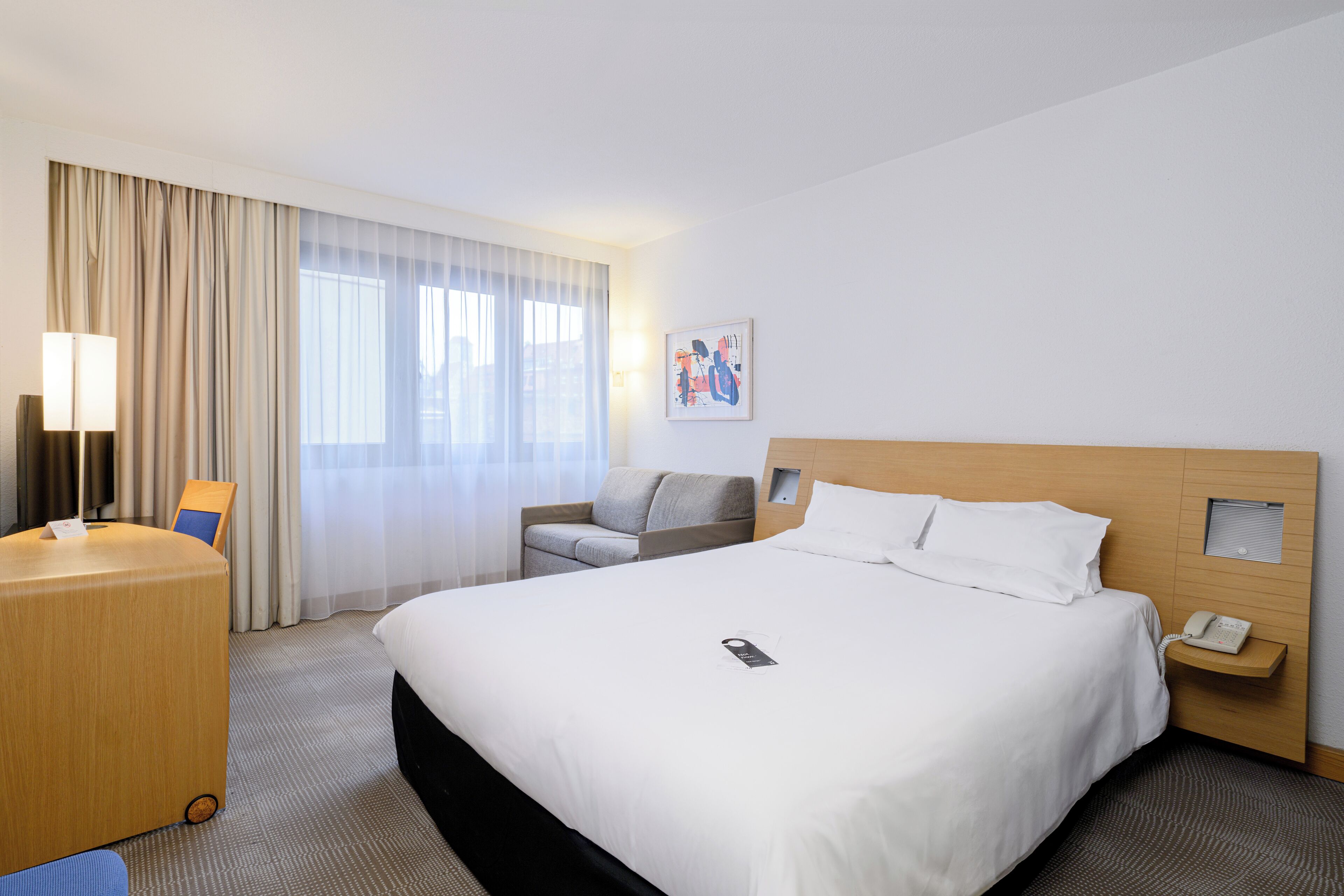 Habitación estándar doble, 1 cama doble con sofá cama | Minibar, caja fuerte, escritorio y espacio para trabajar con un portátil