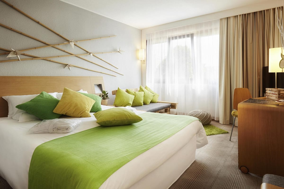 標準客房, 1 張標準雙人床 | 迷你吧、客房內保險箱、書桌、遮光布/窗簾