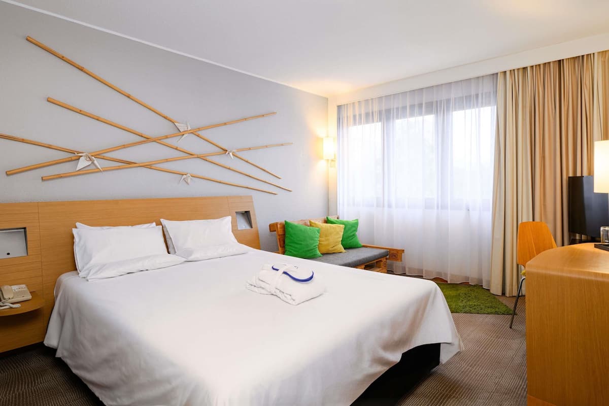 Habitación estándar, 1 cama doble | Minibar, caja fuerte, escritorio y cortinas opacas