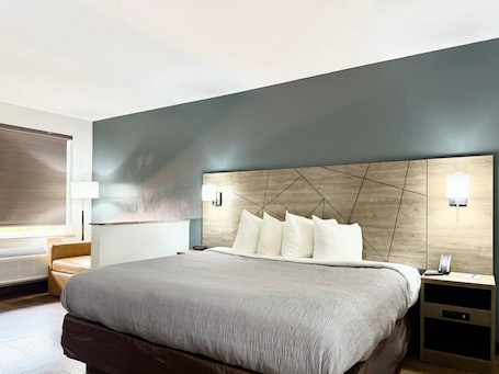 Suite King Non Smoking 2 person Sofabed | Premium bedding, desk, laptop workspace, blackout drapes