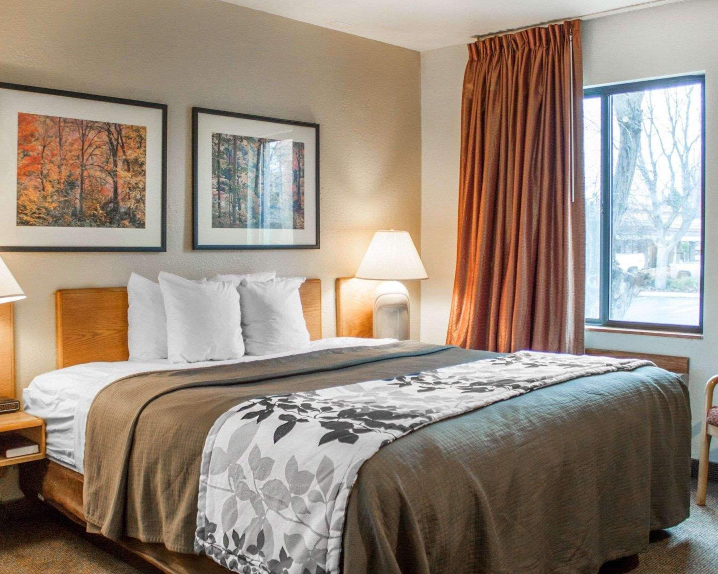 Pillowtop beds, desk, laptop workspace, iron/ironing board