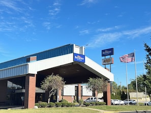 Majoituspaikan julkisivu