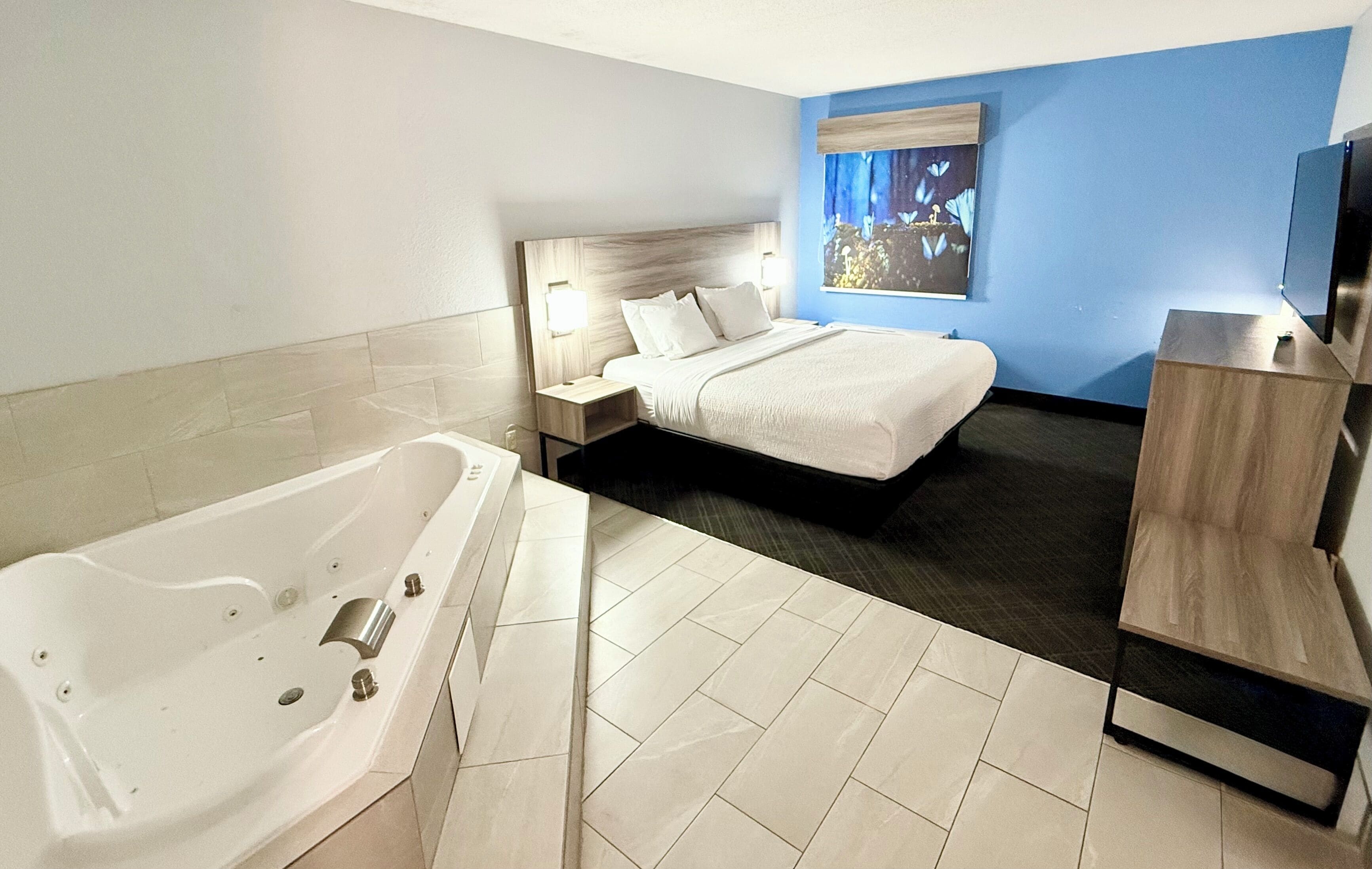 Premier suite, 1 kingsize bed, niet-roken | Pillowtop-bedden, een bureau, een laptopwerkplek