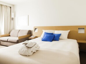 Minibar, in-room safe, desk, blackout curtains