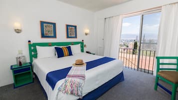 Premium bedding, down duvets, in-room safe, desk