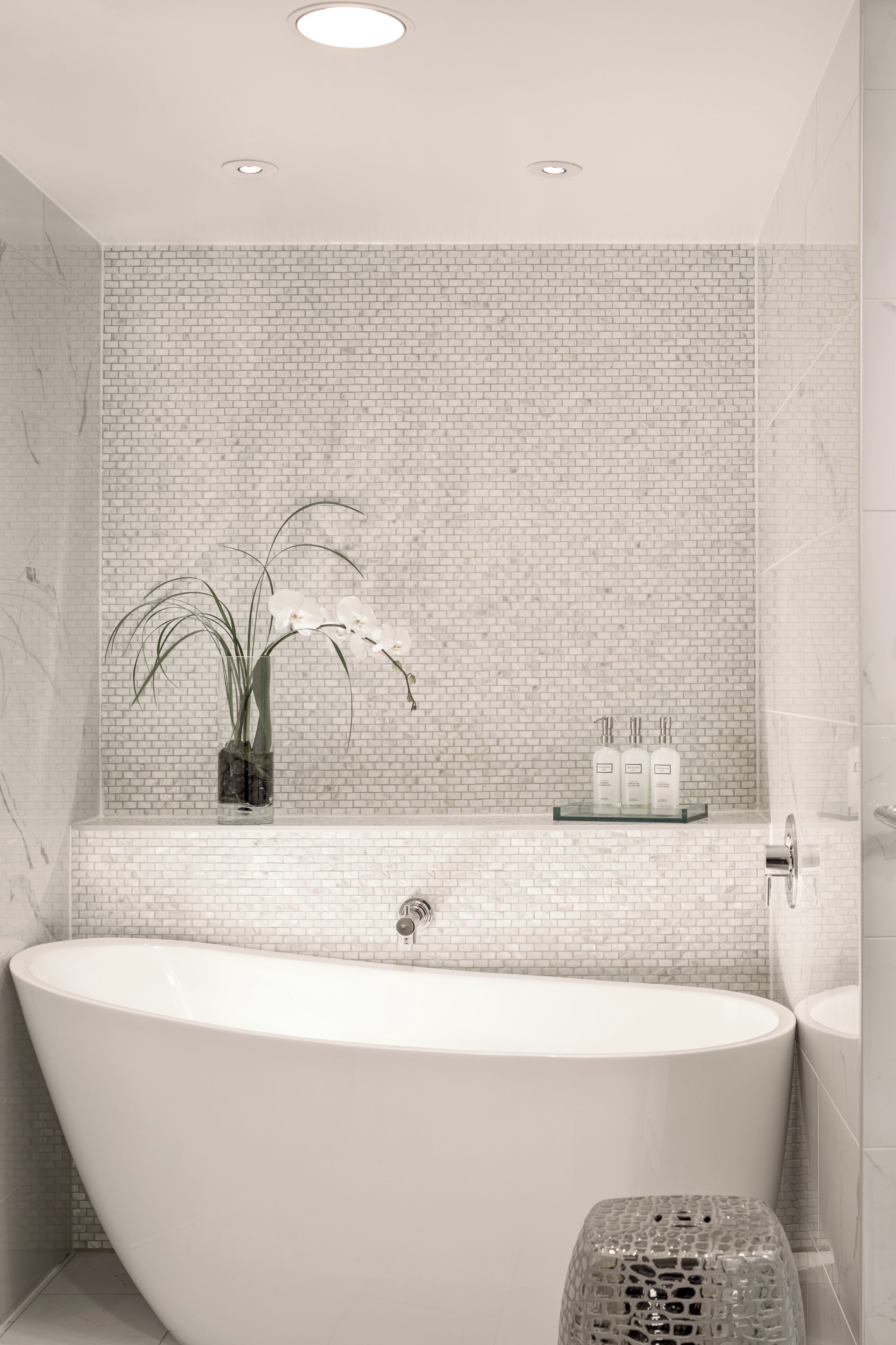 suite, 1 king bed, non smoking, refrigerator (penthouse) | bathroom | shower, designer toiletries, hair dryer, bathrobes