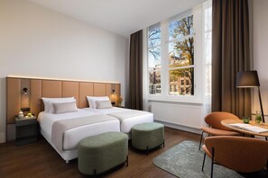 Een minibar, een kluis op de kamer, verduisterende gordijnen