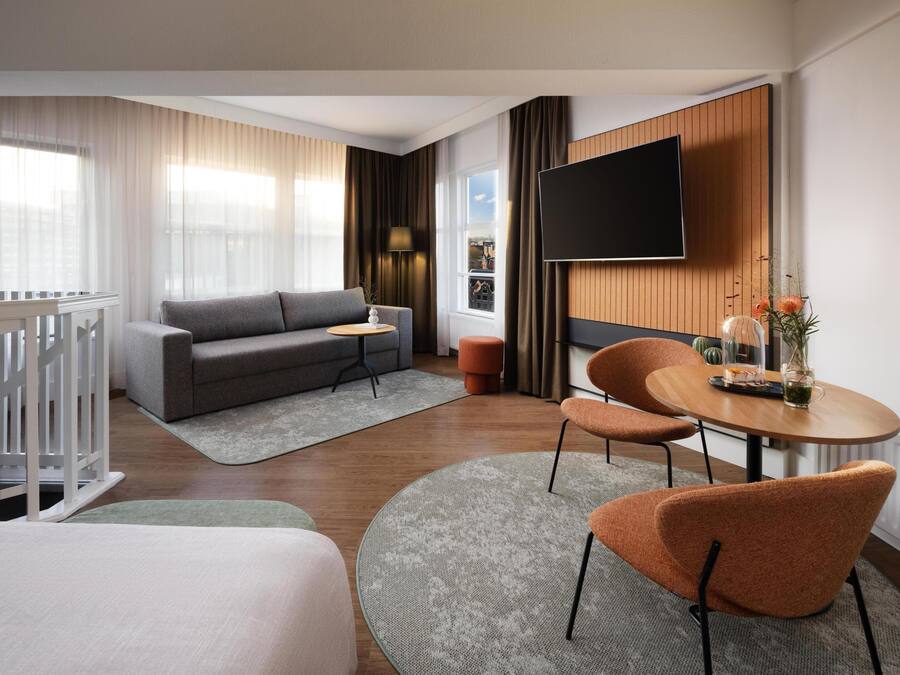 Minibar, in-room safe, blackout drapes, soundproofing