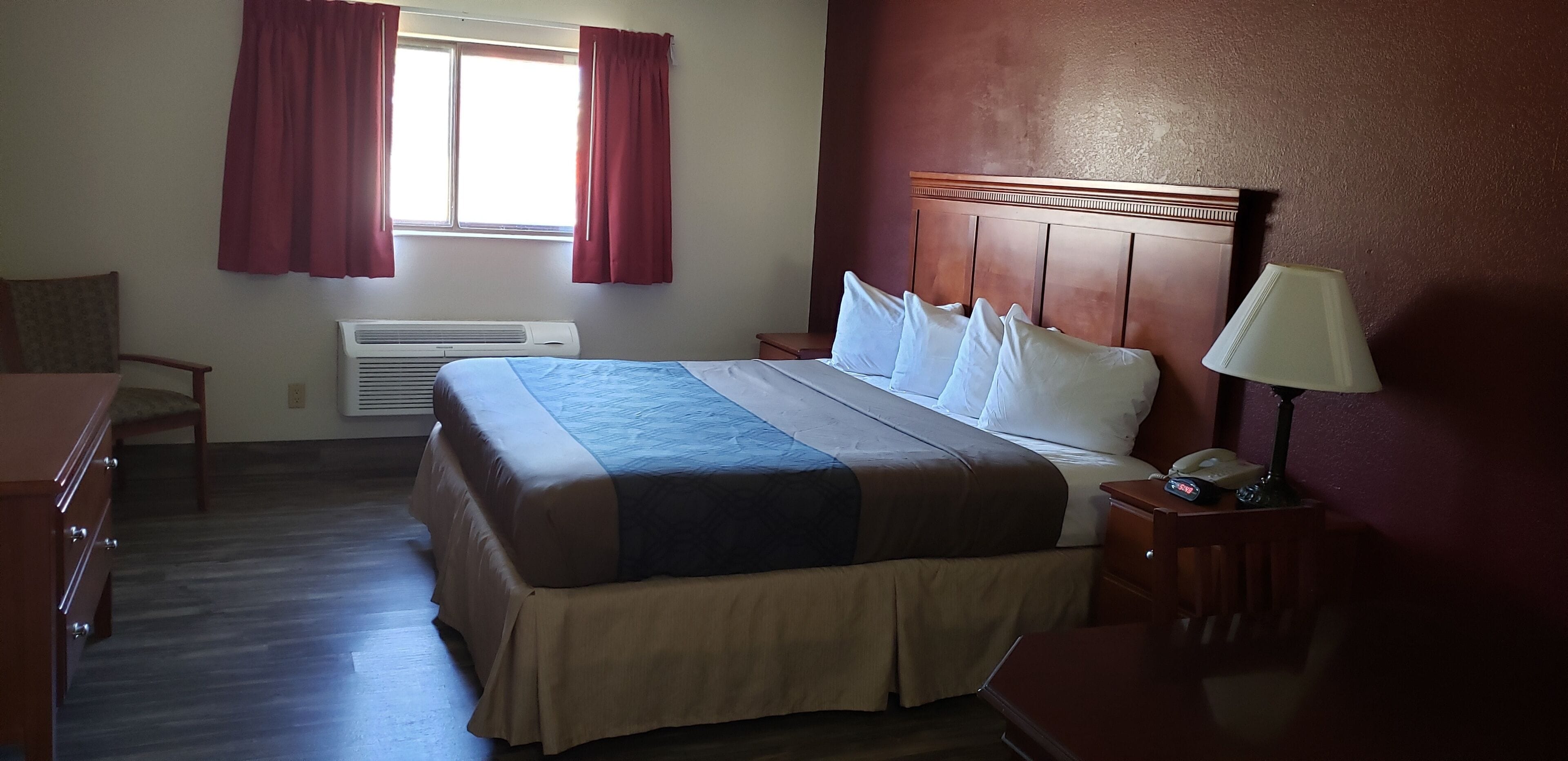 standard room, 2 queen beds, smoking | desk, blackout curtains, iron/ironing board, free wifi
