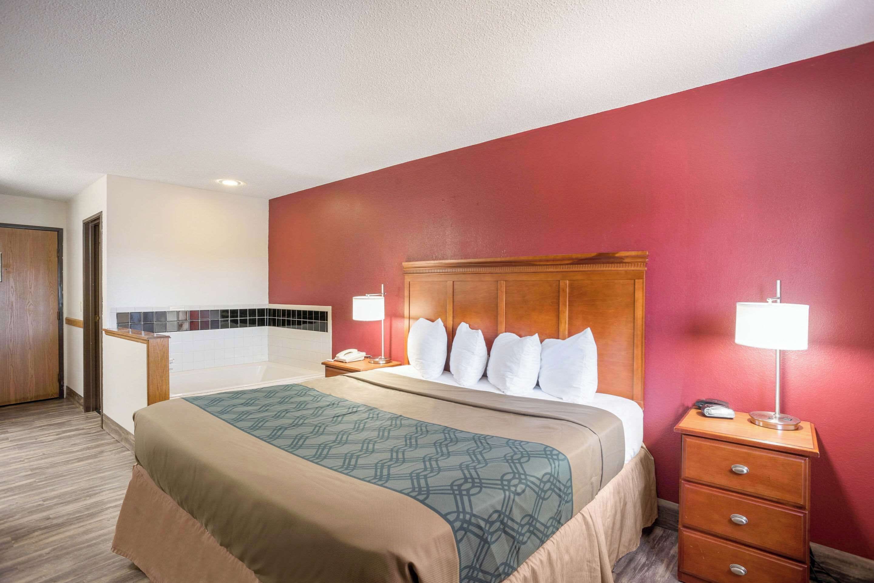 desk, blackout curtains, iron/ironing board, free wifi