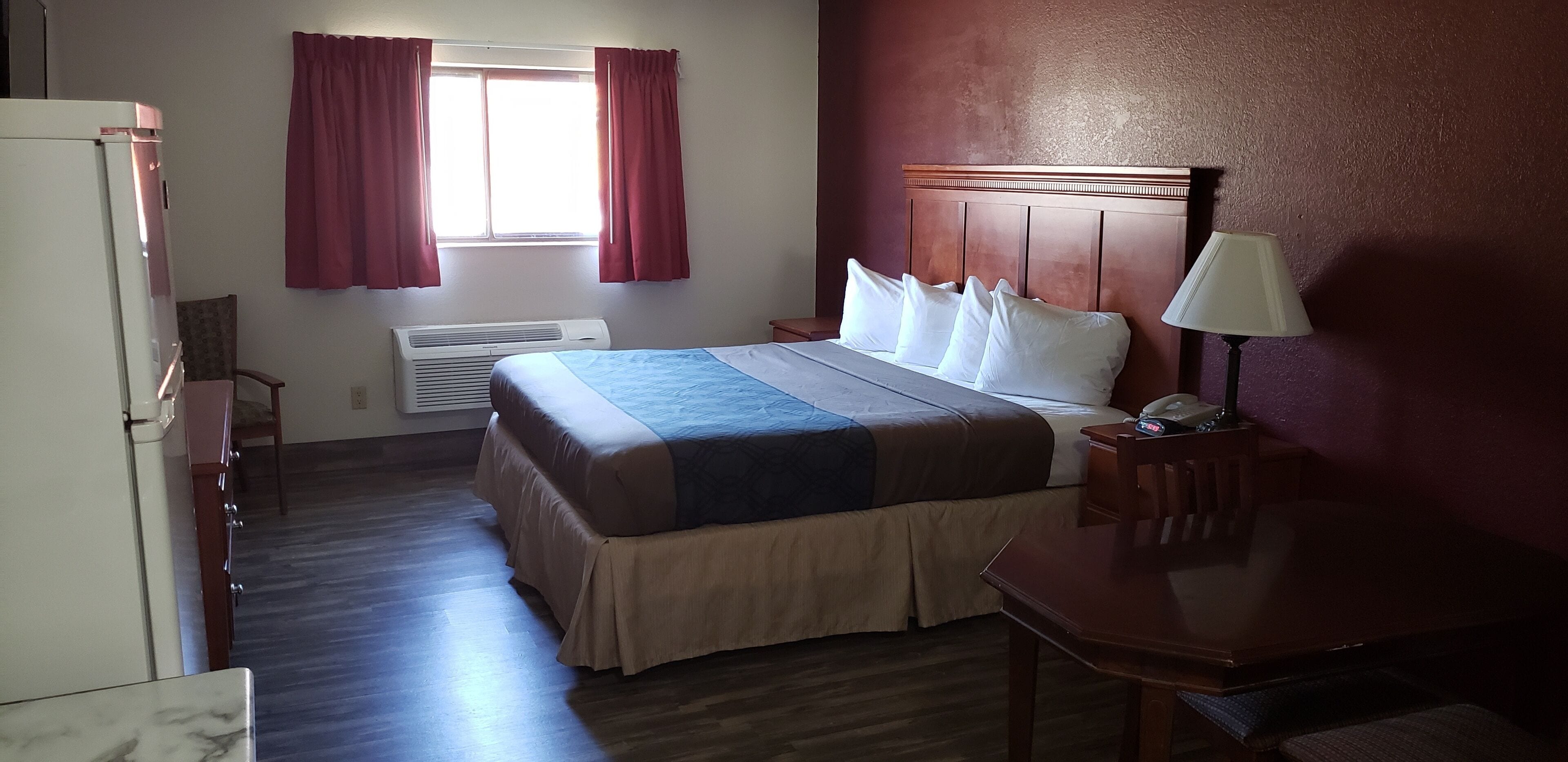 standard room, 2 queen beds, smoking | desk, blackout curtains, iron/ironing board, free wifi