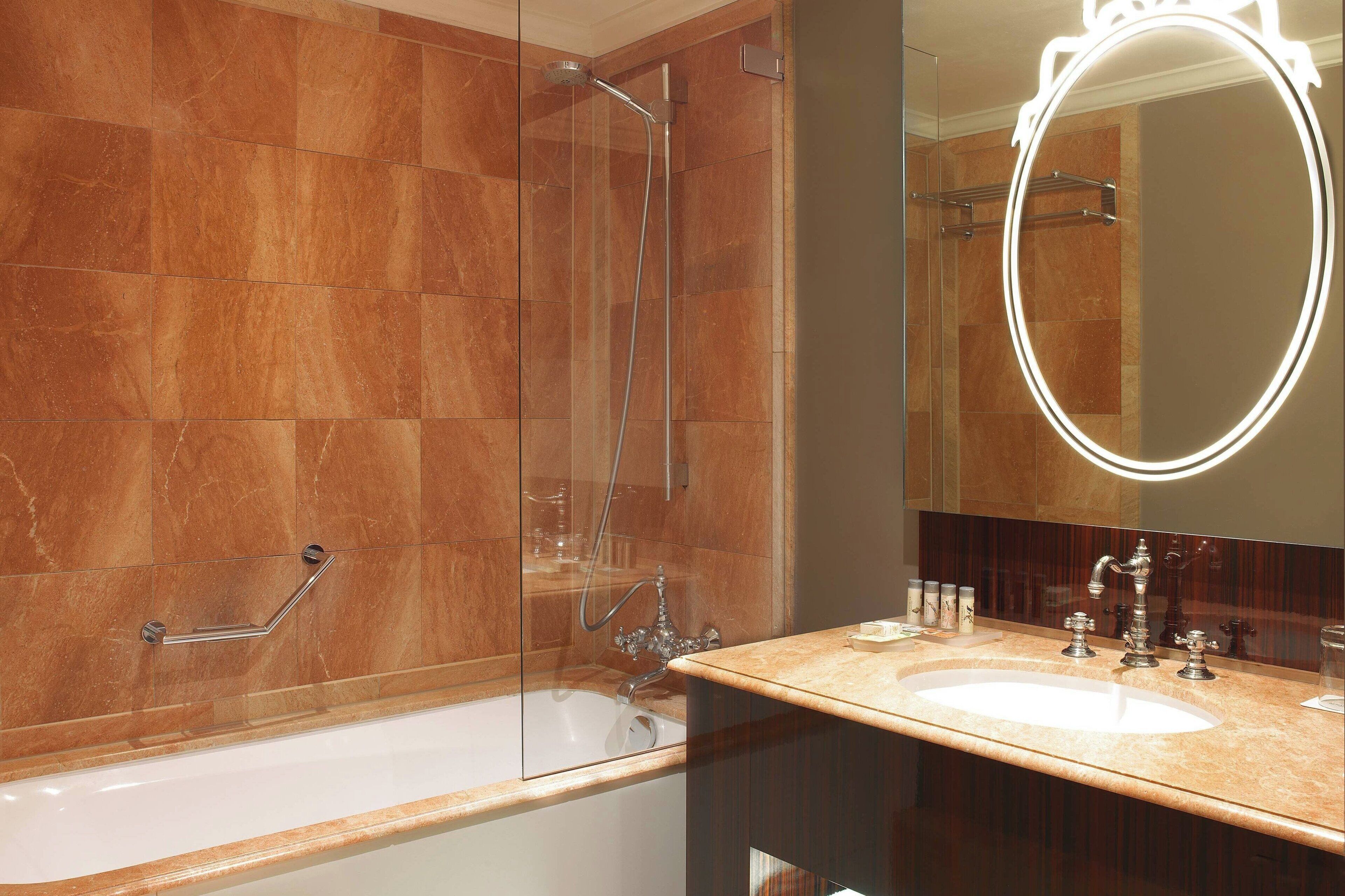 free toiletries, hair dryer, bathrobes, slippers