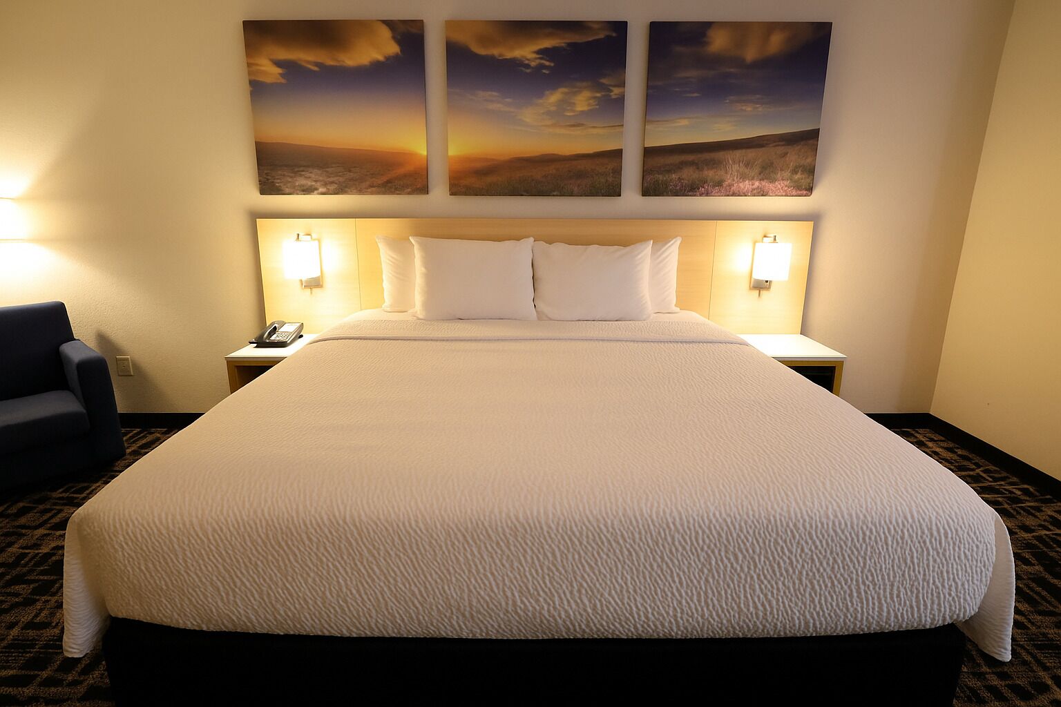 Room, 1 Double Bed, Accessible, Non Smoking (Mobility Accessible Room) | Desk, blackout curtains, iron/ironing board, cots/infant beds