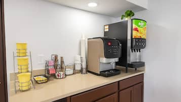 Free daily on-the-go breakfast