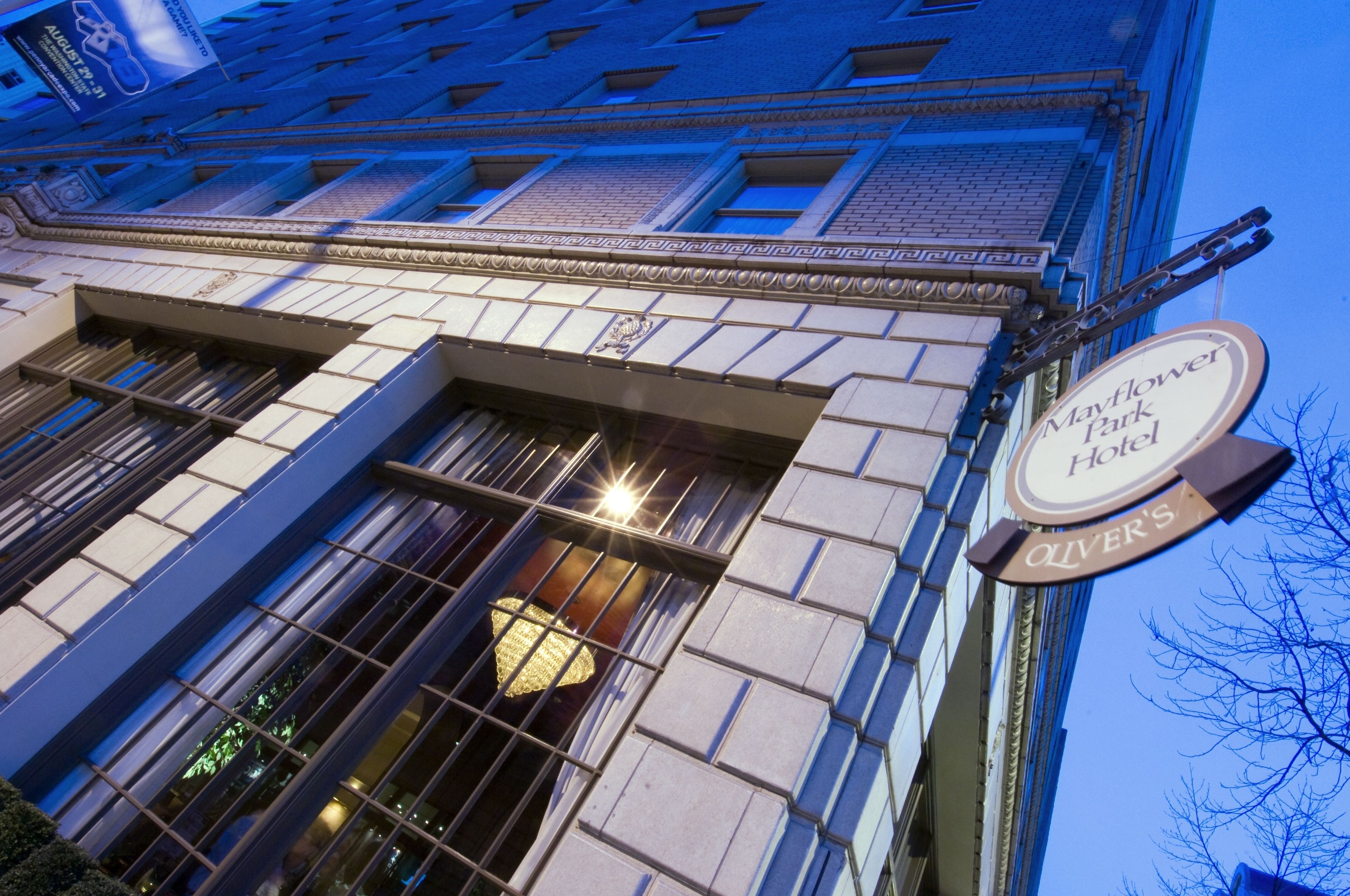 front of property – evening/night