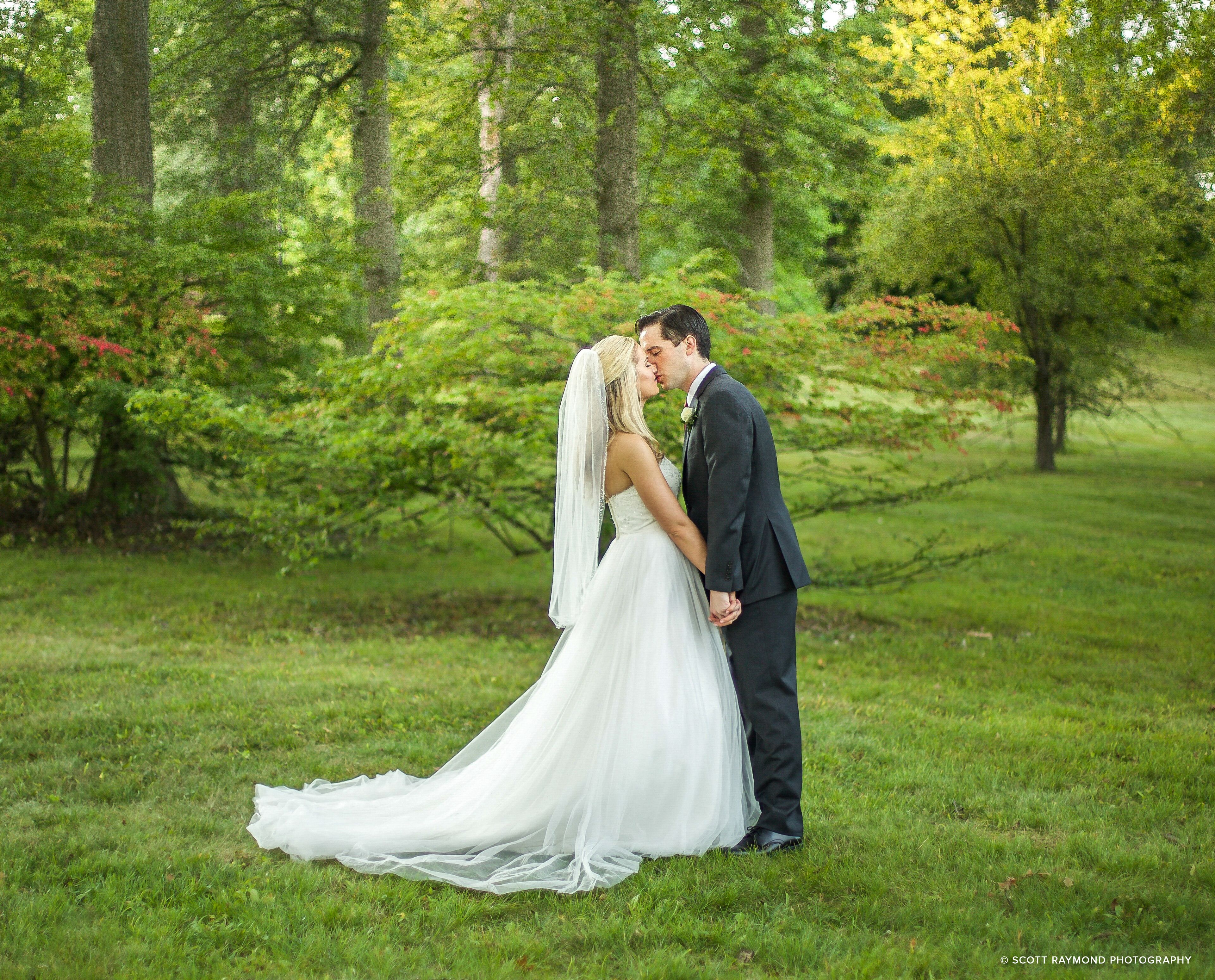 outdoor wedding area