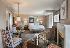 Premium bedding, pillowtop beds, desk, blackout drapes