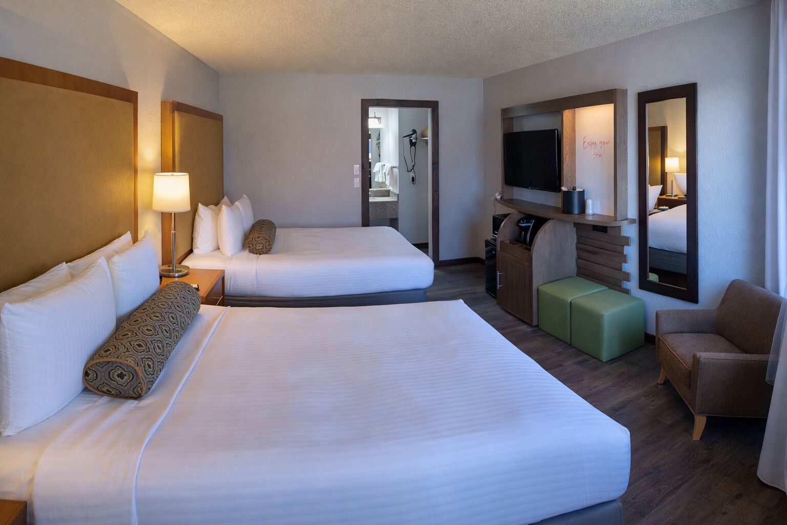 Studio, 2 Double Beds