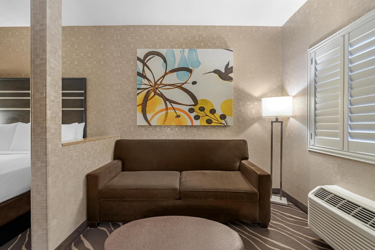standard room, 2 queen beds, non smoking, refrigerator & microwave (with sofabed) | desk, laptop workspace, iron/ironing board, free cots/infant beds