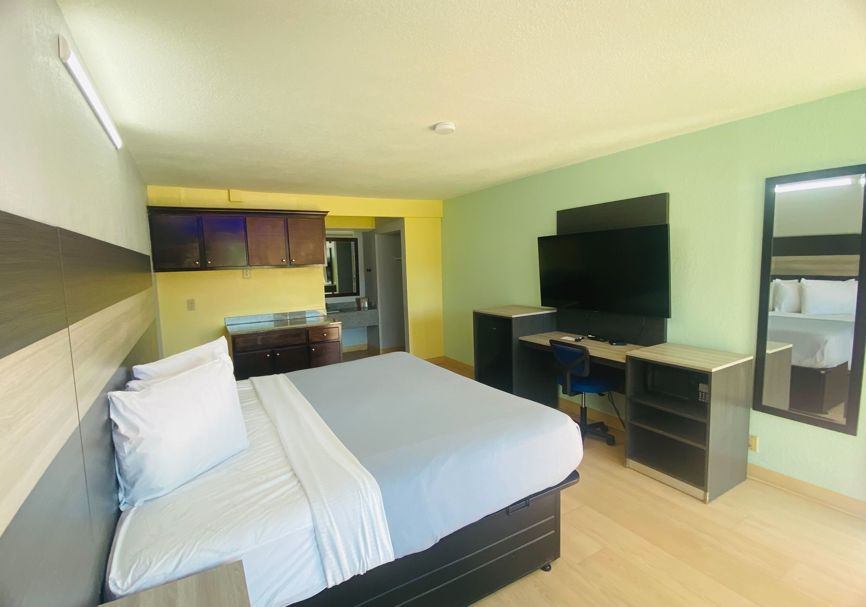 desk, iron/ironing board, free wifi, bed sheets