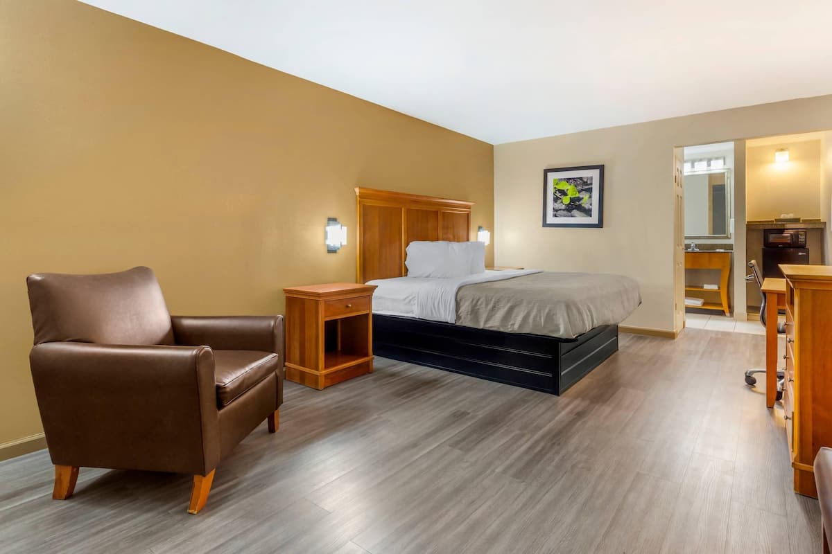 1 bedroom, down duvets, pillow-top beds, desk