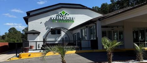 Fassade der Unterkunft