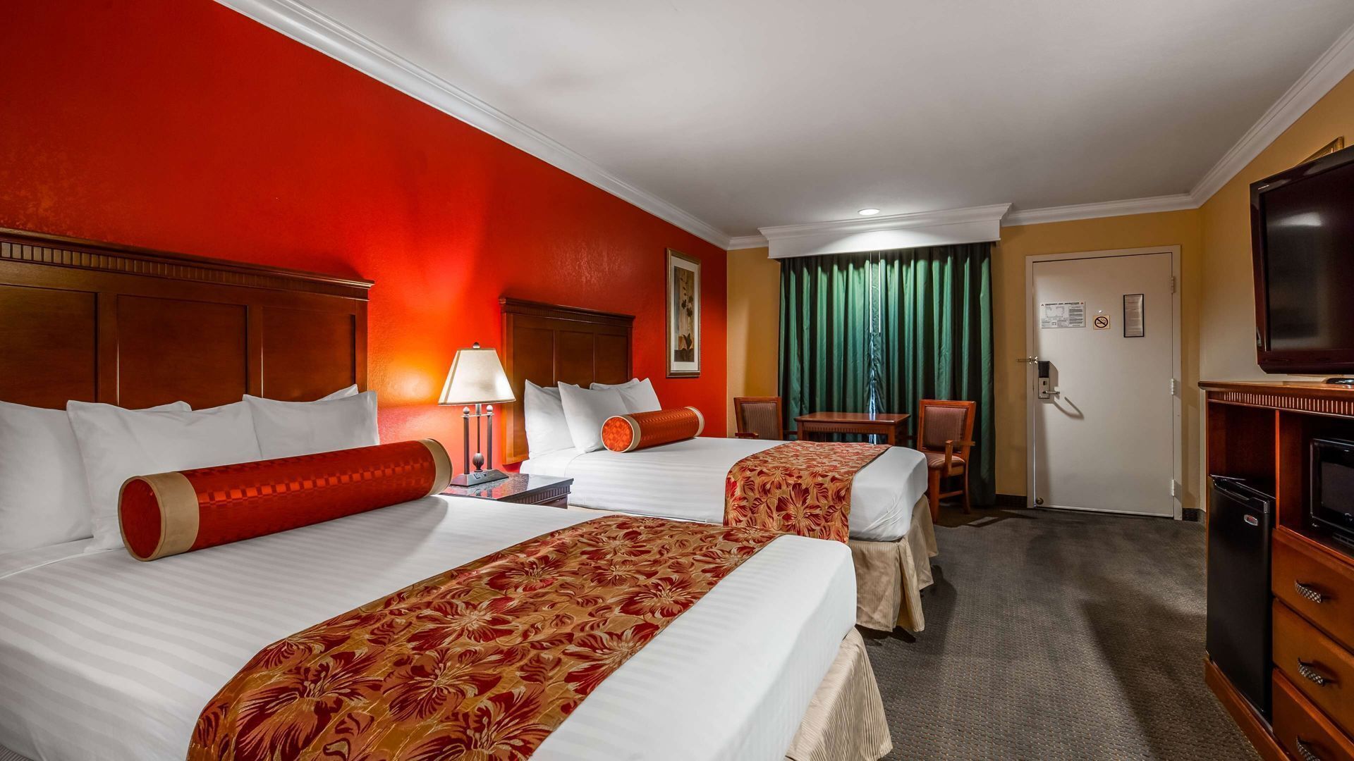 Blackout curtains, iron/ironing board, WiFi, bed sheets