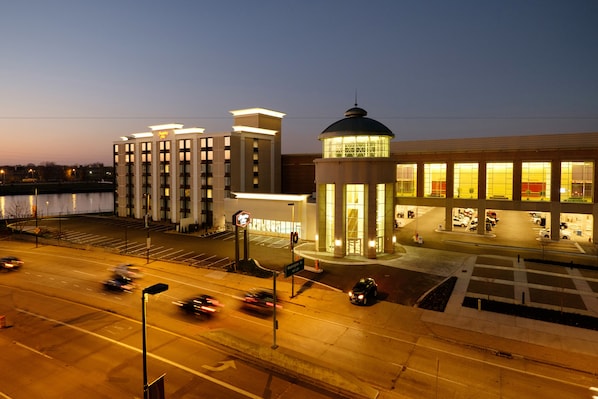 Front of property - evening/night