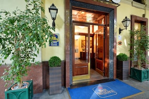 Entrée de l’hébergement