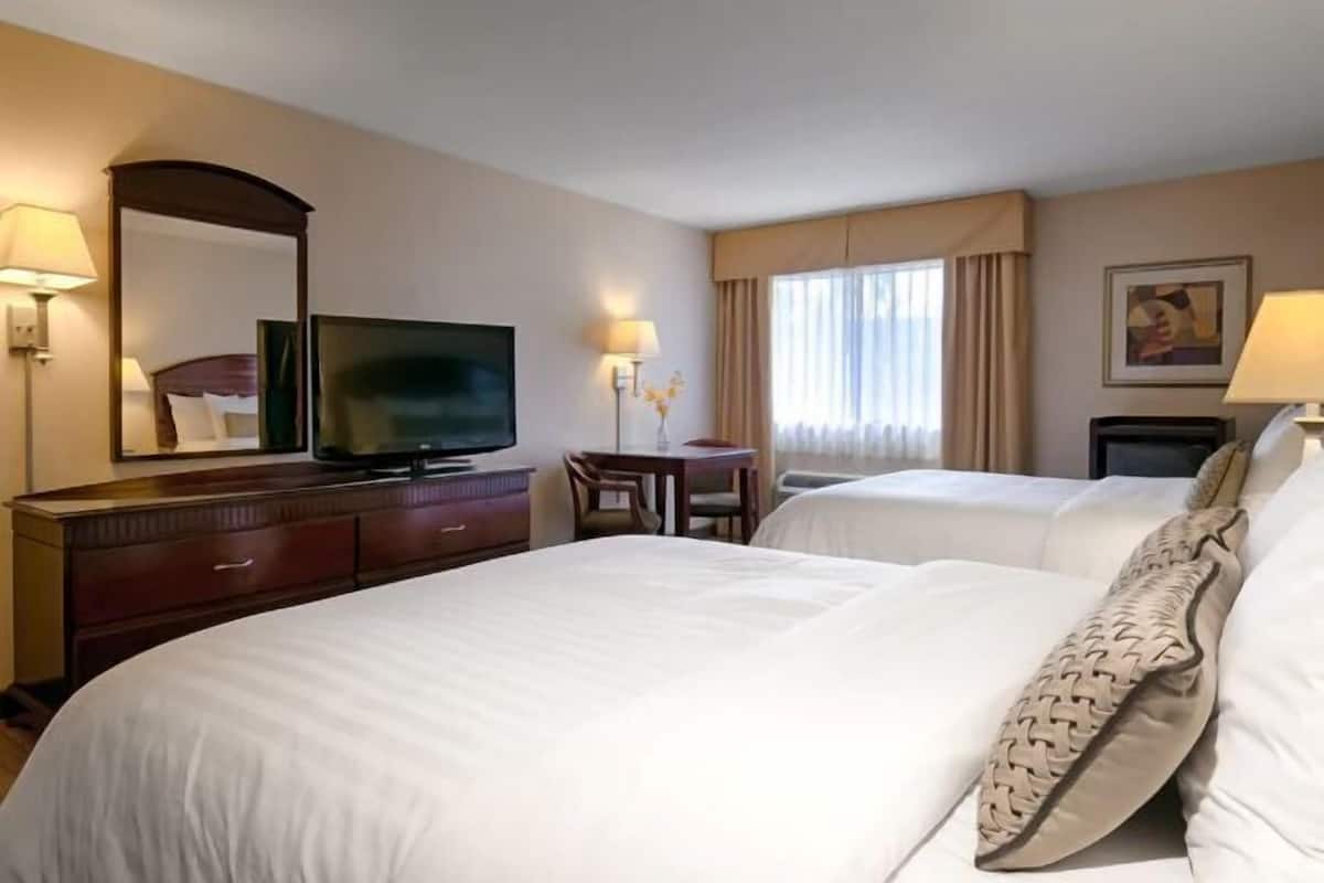 Una cassaforte in camera, una scrivania, postazione laptop