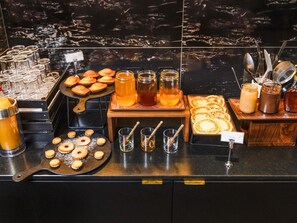 Daily buffet breakfast (EUR 19 per person)