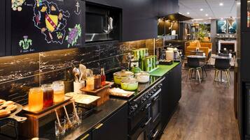 Daily buffet breakfast (EUR 19 per person)