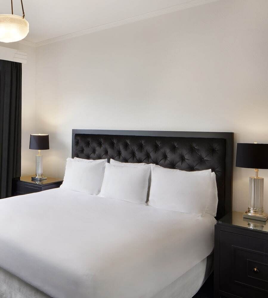 Hypo-allergenic bedding, down comforters, pillowtop beds, in-room safe