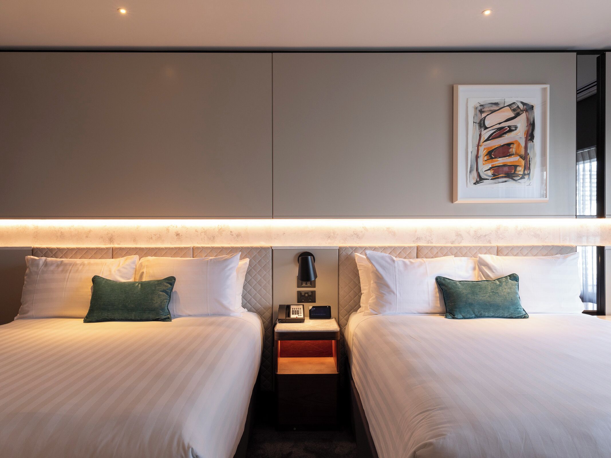 Premium Room, 2 Queen Beds | 1 bedroom, Egyptian cotton sheets, premium bedding, in-room safe