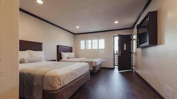 Deluxe Room, 2 Queen Beds, Non Smoking | 1 bedroom, premium bedding, iron/ironing board, free WiFi