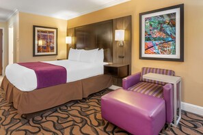 Pillow-top beds, desk, laptop workspace, iron/ironing board