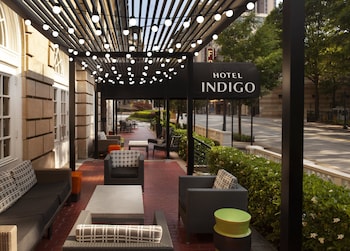 Terrace/patio at Hotel Indigo Atlanta Midtown, an IHG Hotel