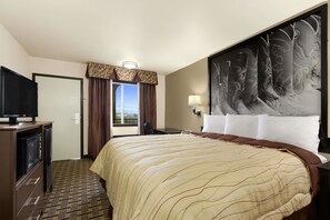 Desk, iron/ironing board, free WiFi, bed sheets