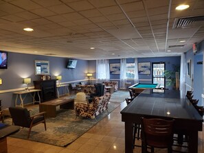 Lobby sitting area
