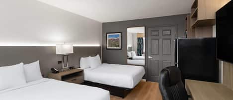 Zimmer, 2 Queen-Betten, barrierearm, Nichtraucher (Roll-in Shower)