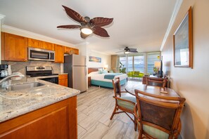 Studio, Oceanfront | In-room safe, blackout curtains, iron/ironing board, free WiFi