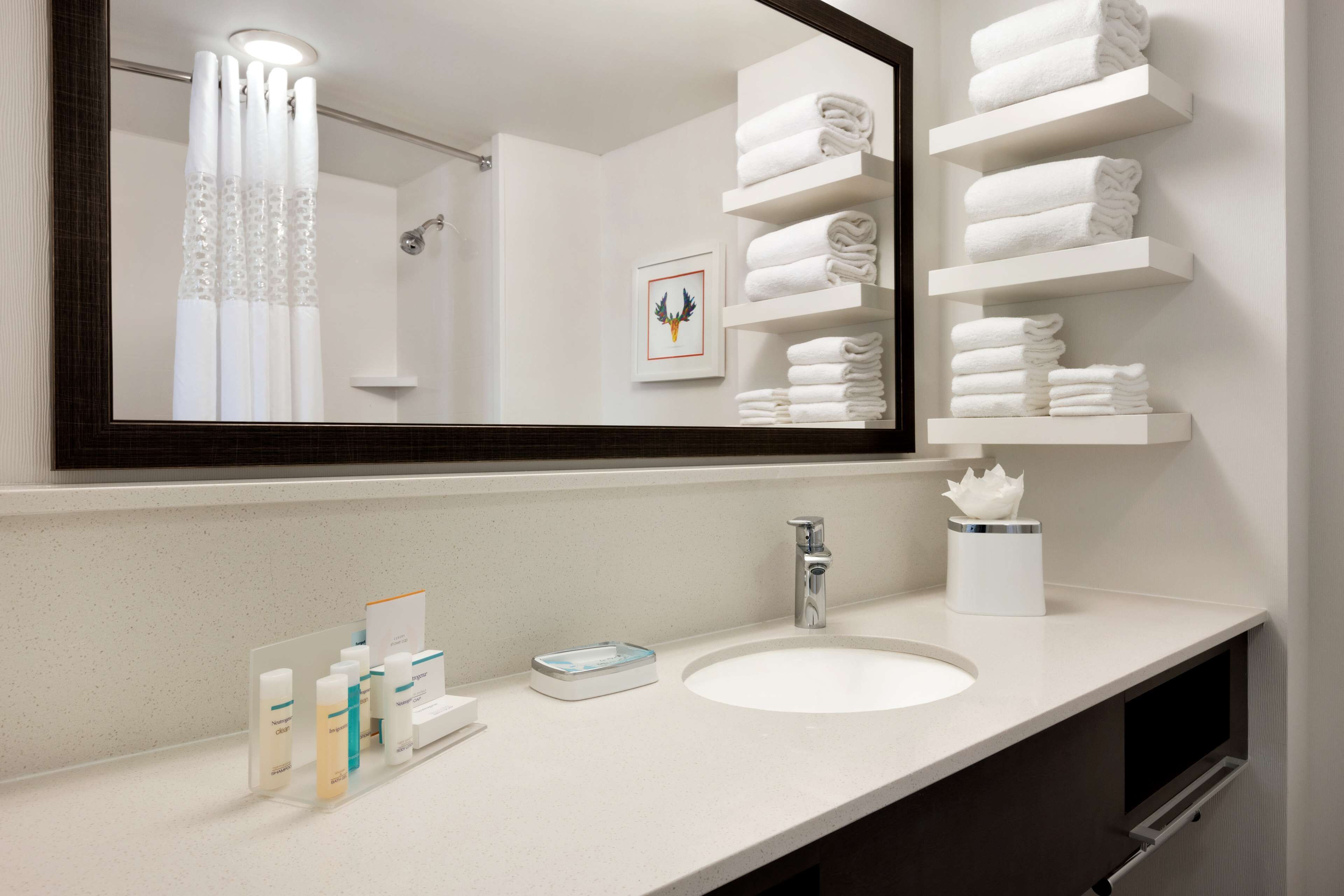 room, 2 queen beds, non smoking | bathroom shower