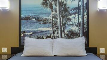 Room, 1 King Bed, Mobility Accessible | Premium bedding, desk, blackout drapes, iron/ironing board