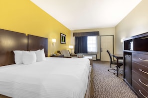1 bedroom, hypo-allergenic bedding, iron/ironing board, free WiFi