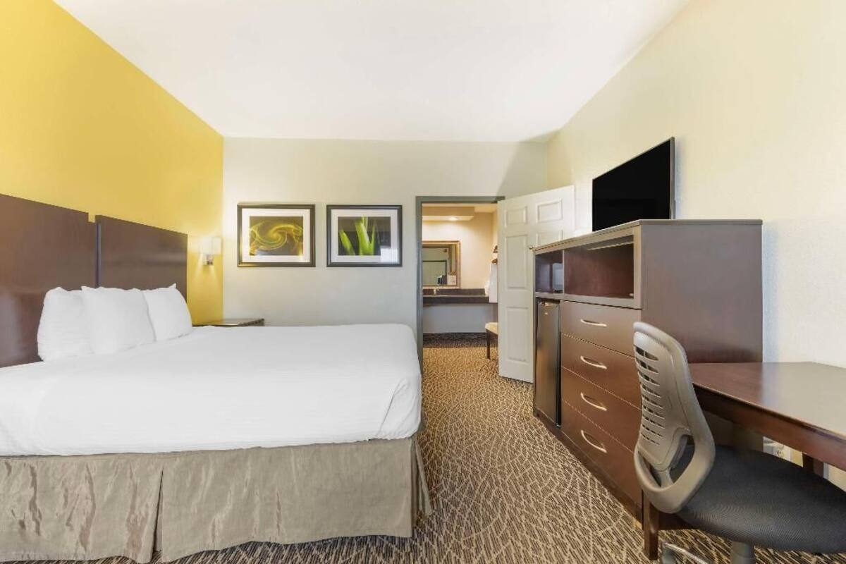 Hypo-allergenic bedding, iron/ironing board, free WiFi, alarm clocks