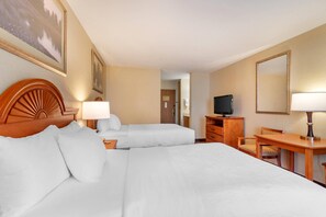 Standard Double Room, 2 Double Beds, Non Smoking | Desk, iron/ironing board, free cribs/infant beds, free WiFi