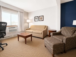 Suite, 1 King Bed with Sofa bed, Non Smoking | In-room safe, desk, laptop workspace, iron/ironing board